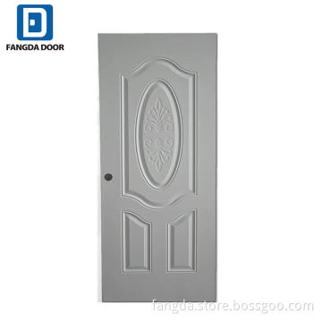 15 years warranty finished steel door flower design